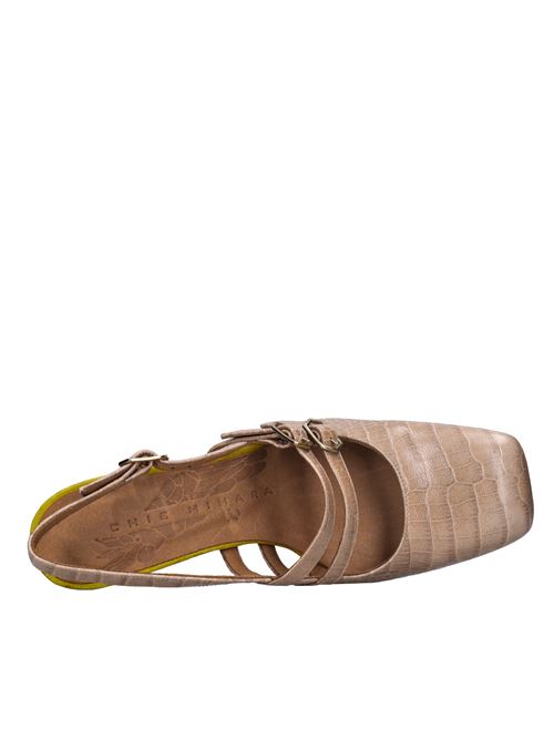 Décolleté slingaback in pelle CHIE MIHARA | OESA BUICKTAN-LEMON